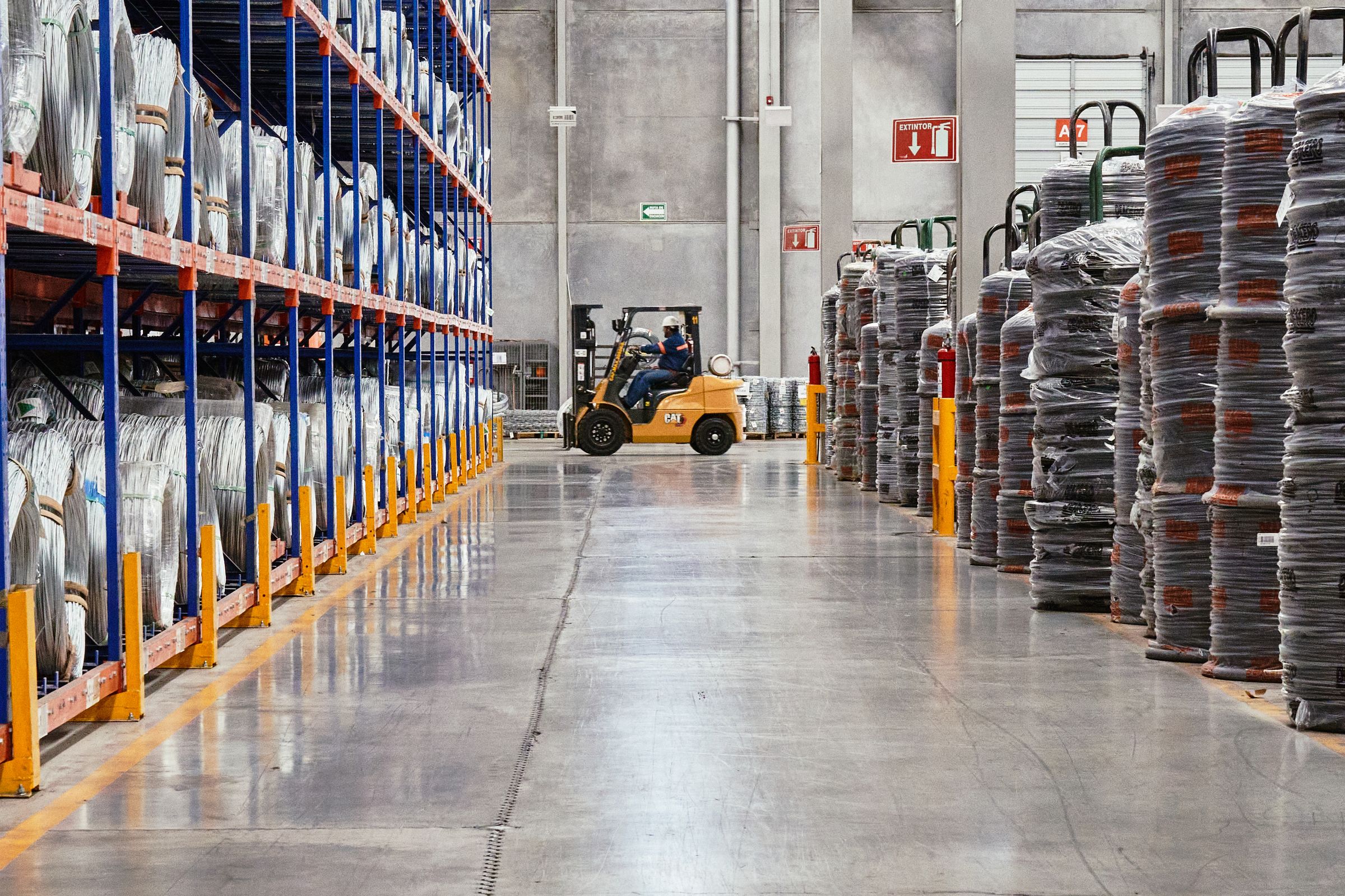 Warehouse and logistics floor